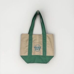 Trader Joe’s GREEN Mini Tote New Fast Ship